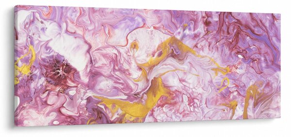 Kép - Rózsaszín absztrakció (120x50 cm)