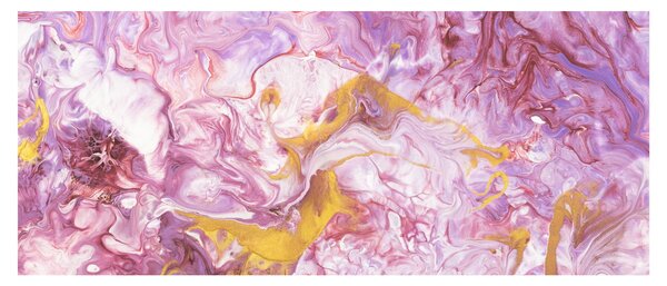Kép - Rózsaszín absztrakció (120x50 cm)