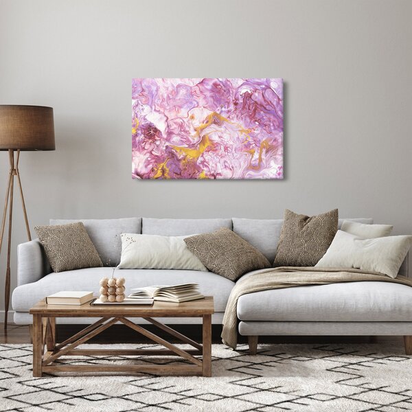 Kép - Rózsaszín absztrakció (90x60 cm)