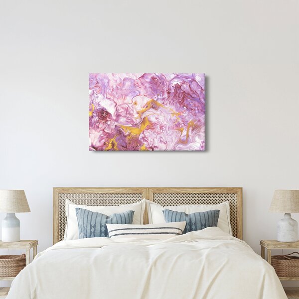 Kép - Rózsaszín absztrakció (90x60 cm)