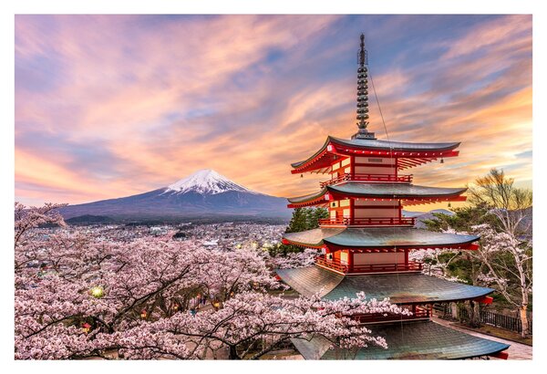 Kép - Fuji, Japán (90x60 cm)