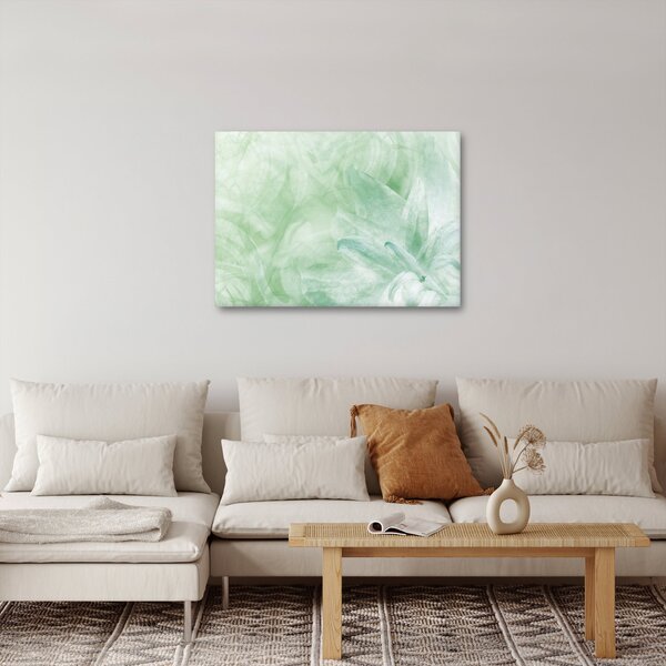 Kép - Zöld virág (70x50 cm)