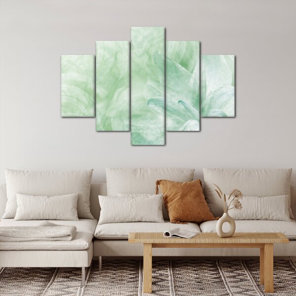 Kép - Zöld virág (150x105 cm)