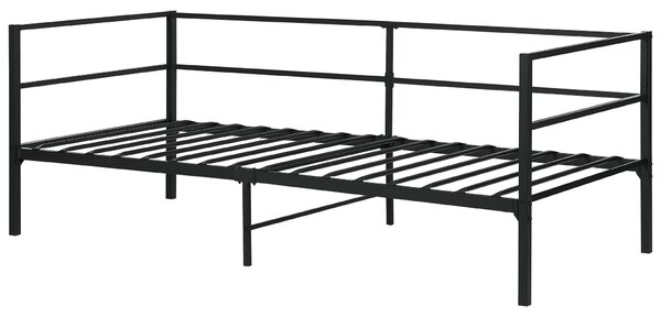 Ágy Fém BATTUT 90 x 200 cm Fekete