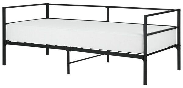 Ágy Fém BATTUT 90 x 200 cm Fekete