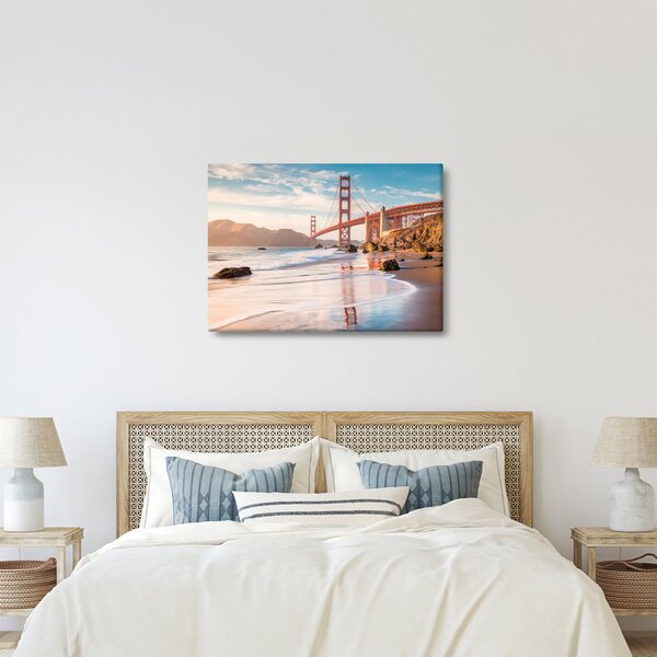 Kép - Golden Gate híd (70x50 cm)