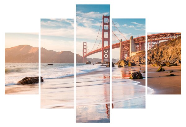Kép - Golden Gate híd (150x105 cm)