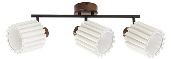 Mennyezeti Lámpa Lindby, Shiloh, dimmable, Fa, Nappali, Szövet / Textília, Modern