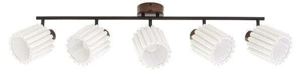 Mennyezeti Lámpa Lindby, Shiloh, dimmable, Fa, Nappali, Szövet / Textília, Modern