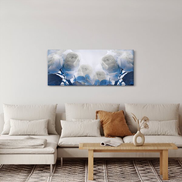 Kép - Fehér rózsa (120x50 cm)