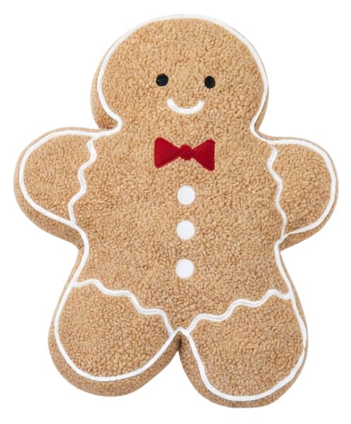Díszpárna GINGERBREAD 30x40 cm, barna