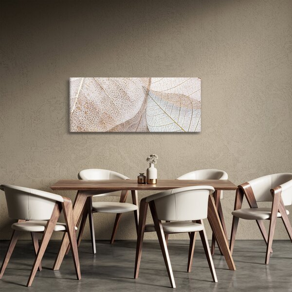 Kép - Bézs levelek (120x50 cm)