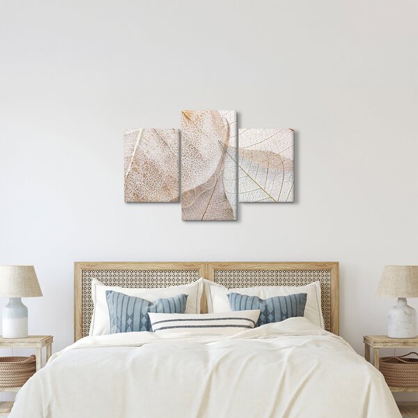 Kép - Bézs levelek (90x60 cm)