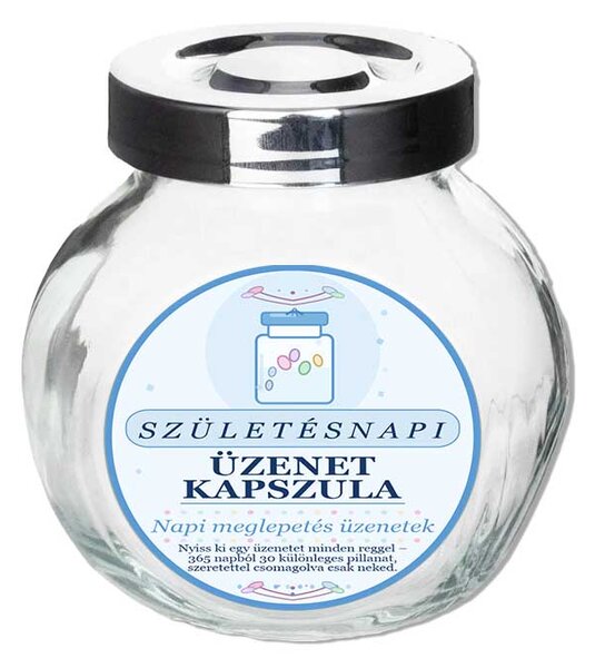 Születésnapi üzenetek kapszulában - 30 napra - dekortábla