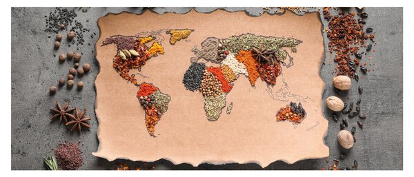 Kép - A világ fűszerei (120x50 cm)