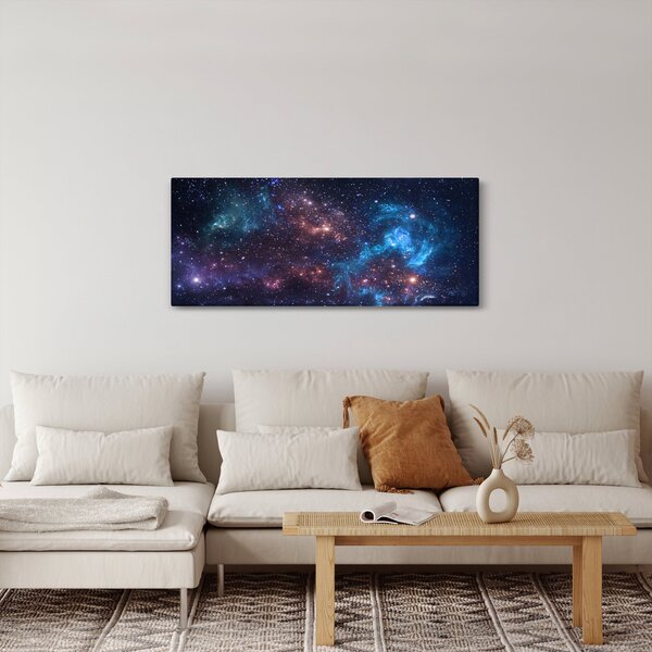 Kép - Éjszakai égbolt (120x50 cm)