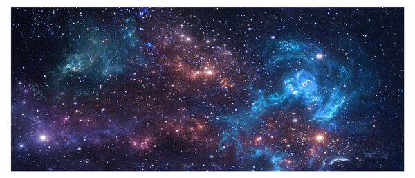 Kép - Éjszakai égbolt (120x50 cm)
