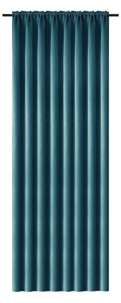 OXFORD türkizkék függöny 140x250 cm Felfüggesztés: Hullámos sínszalag
