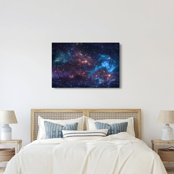 Kép - Éjszakai égbolt (90x60 cm)