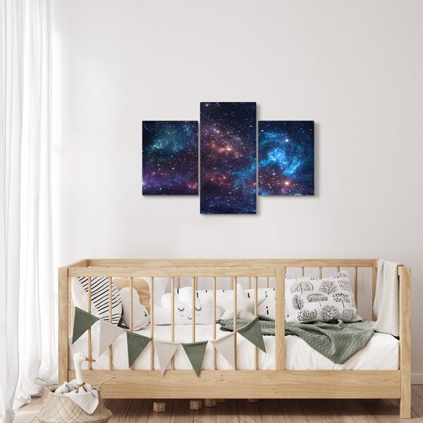 Kép - Éjszakai égbolt (90x60 cm)
