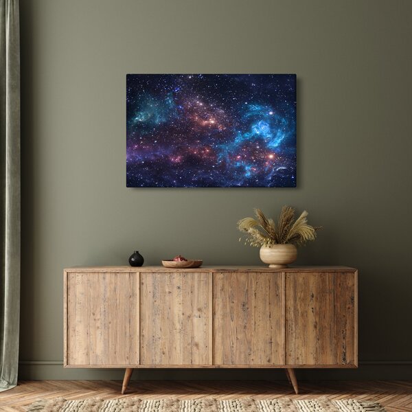 Kép - Éjszakai égbolt (90x60 cm)