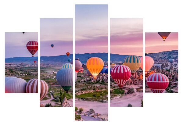 Kép - Hőlégballonok (150x105 cm)