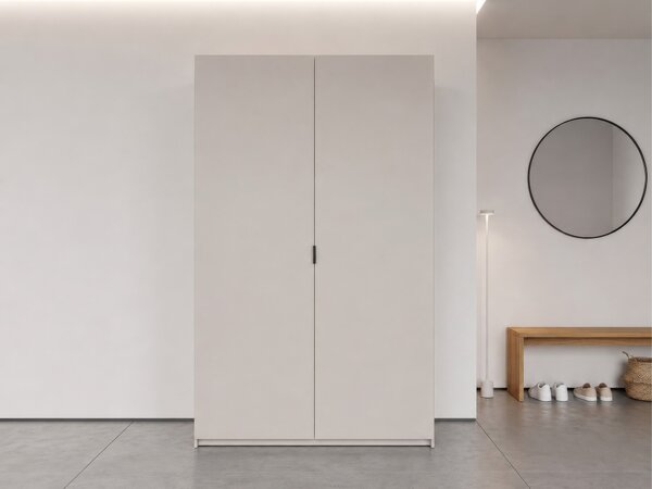 Gardróbszekrény Honolulu 280, Laminált forgácslap, 215x120x60cm, Kasmír