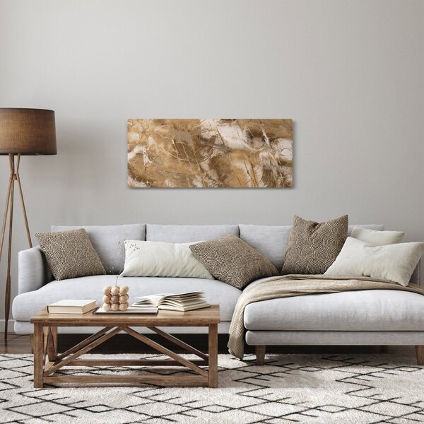Kép - Barna absztrakció (120x50 cm)