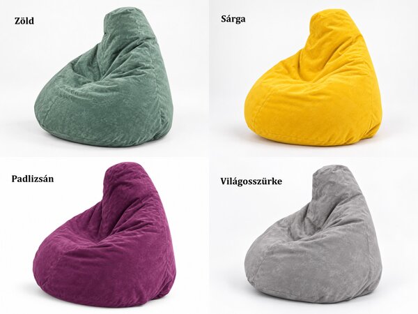 Cseppformájú gyerek babzsákfotel