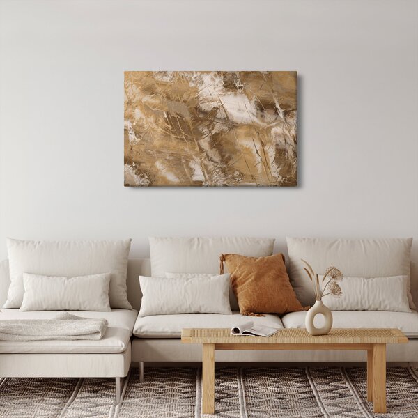 Kép - Barna absztrakció (90x60 cm)