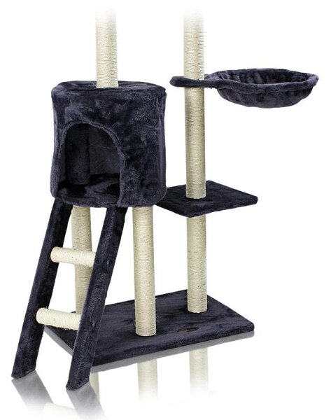 Kaparófa macskáknak Hawaj 138 cm sötét szürke