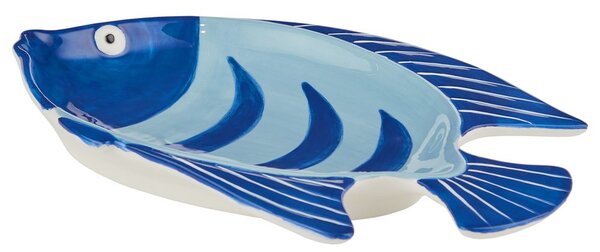 TAVERNA dekor halas tányér 22cm, kék