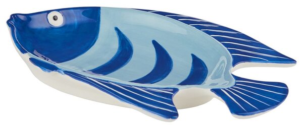 TAVERNA dekor halas tányér 22cm, kék
