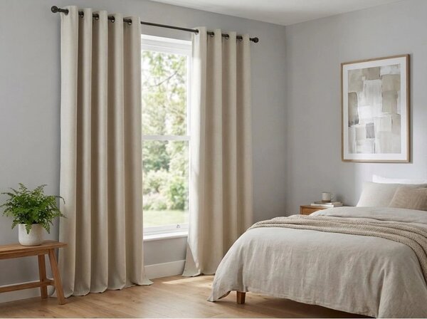 2x OXFORD fehér-krém függöny 140x250 cm
