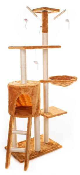 Kaparófa macskáknak Hawaj 138 cm | vörös