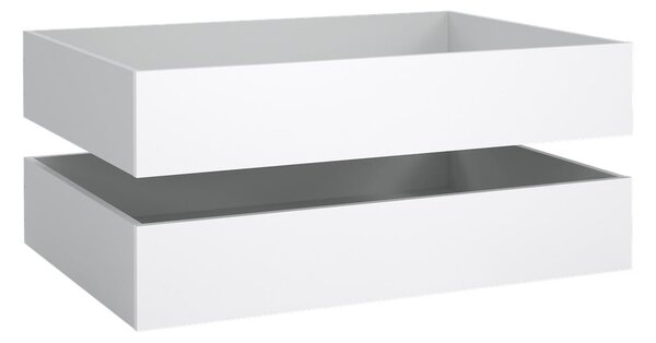Fehér ágy alatti fiók szett 2 db-os 90x190-140x190 cm Naia – Tvilum