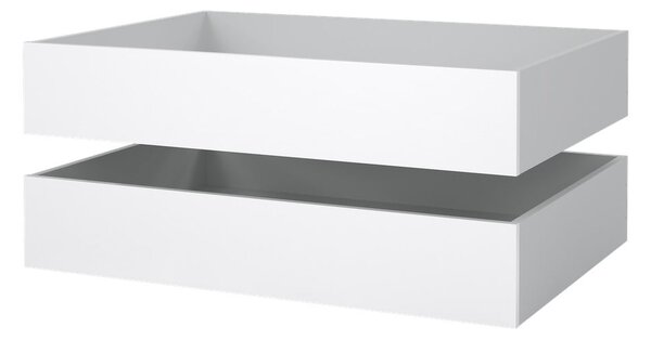 Fehér ágy alatti fiók szett 2 db-os 90x190-140x190 cm Naia – Tvilum