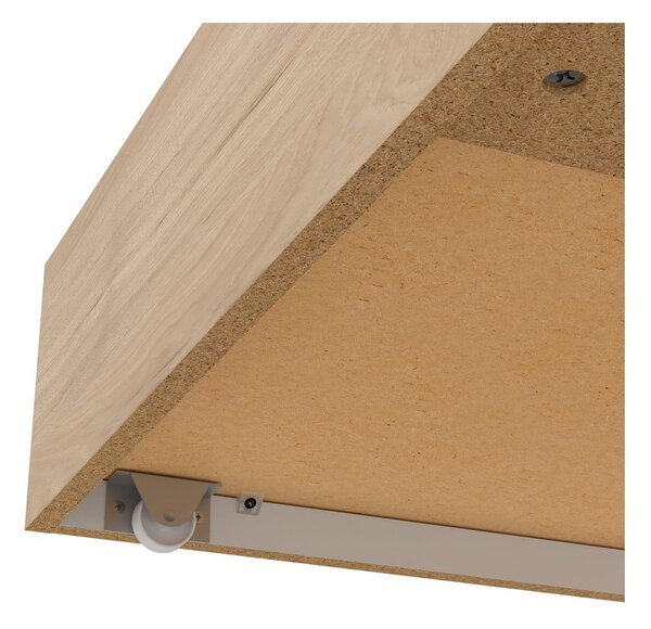 Natúr színű ágy alatti fiók szett 2 db-os 90x190-140x190 cm Naia – Tvilum