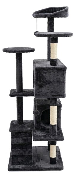 Kaparófa macskáknak Hawaj 138 x 49 cm sötét szürke