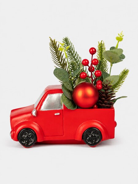 Sinsay - Karácsonyi dísznövény autó alakú cserépben - többszínű