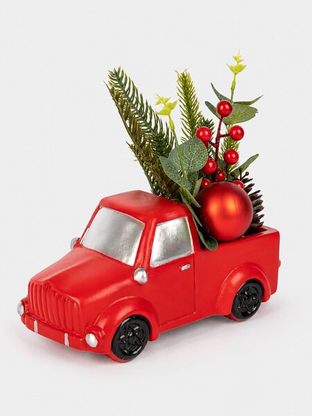 Sinsay - Karácsonyi dísznövény autó alakú cserépben - többszínű