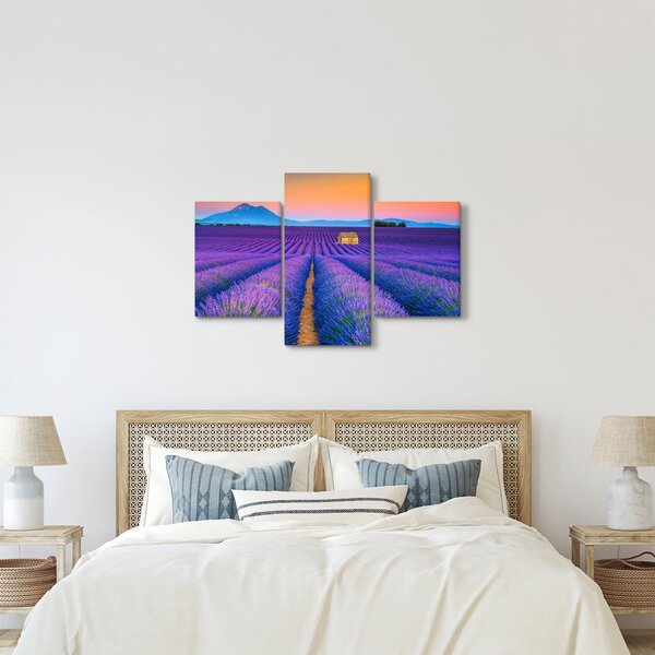Kép - Levendula mező (90x60 cm)