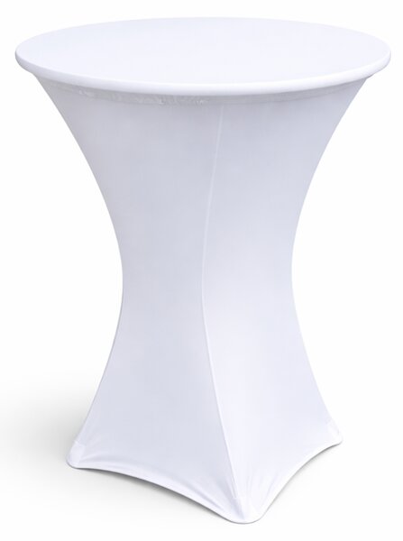 Összecsukható bisztróasztal Ø 80 cm / magasság 110 cm - fehér