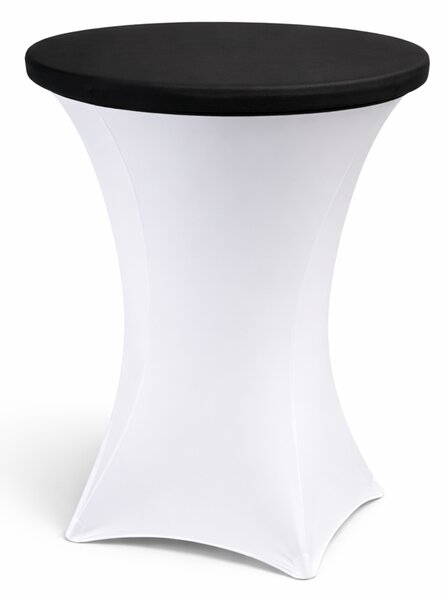 Összecsukható bisztróasztal Ø 80 cm / magasság 110 cm - fehér