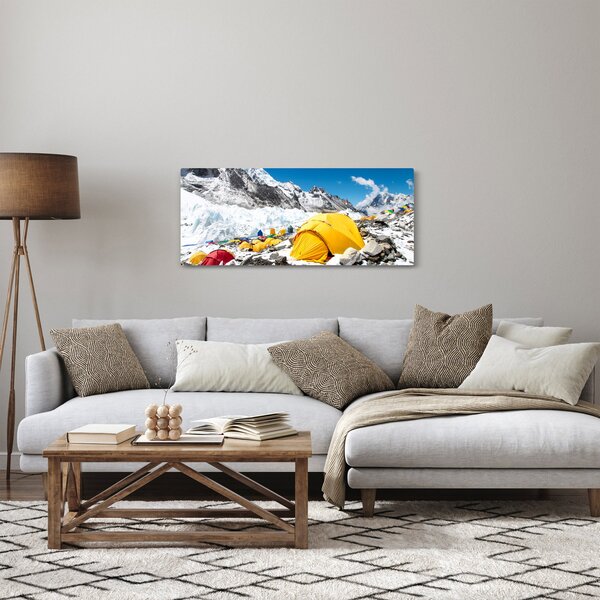 Kép - Kemping a hegyekben (120x50 cm)