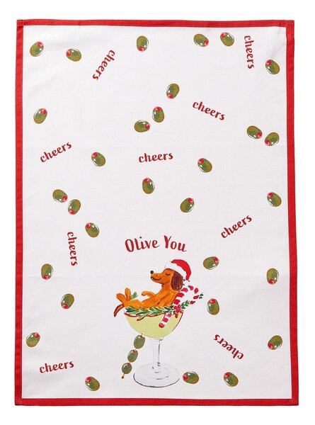 DIRTY MARTINI pamut konyharuha 38x54cm