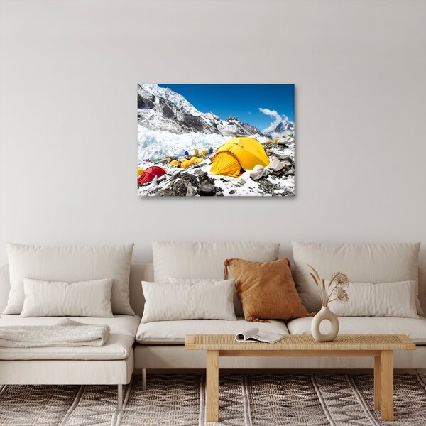 Kép - Kemping a hegyekben (70x50 cm)