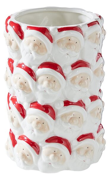 X-MAS kerámia váza 18 cm, Mikulások