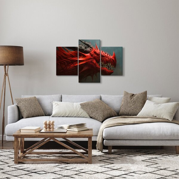 Kép - Sárkány (90x60 cm)