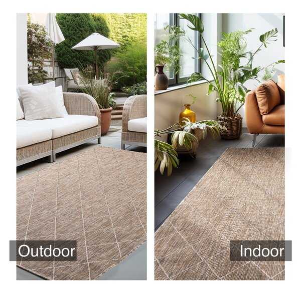 Bézs kültéri szőnyeg 120x170 cm Zagora – Ayyildiz Carpets